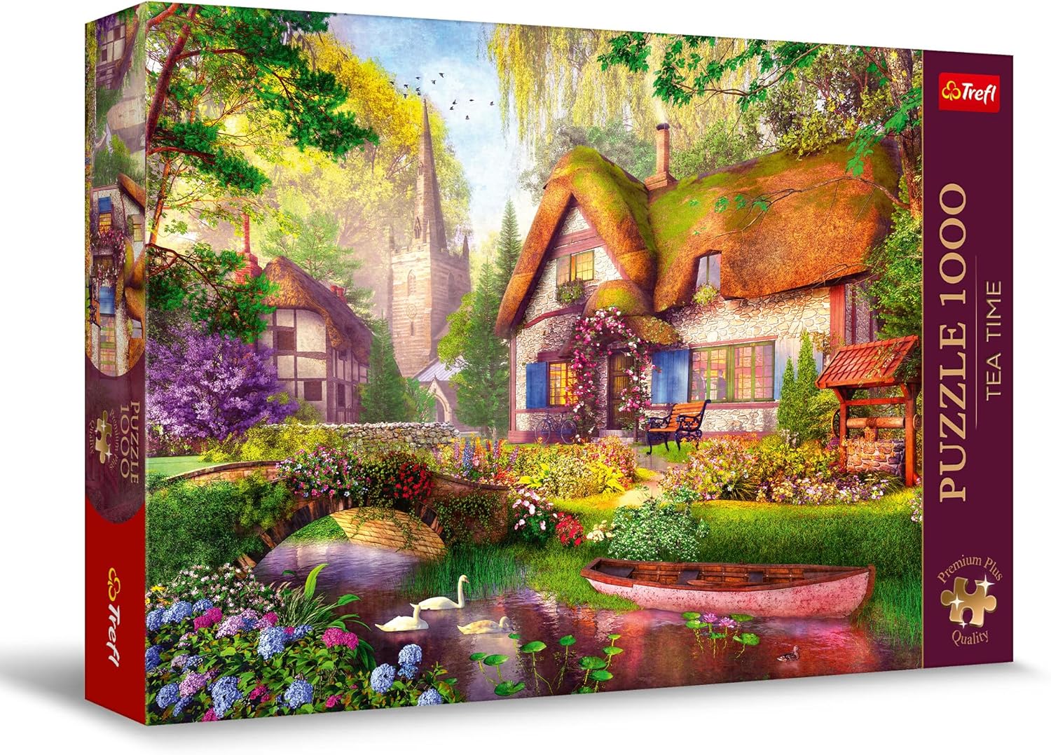 10852 Puzzles - "1000 Premium Plus" - Tea Time: Stoney Lane Cottage_FSC Mix 70% 1