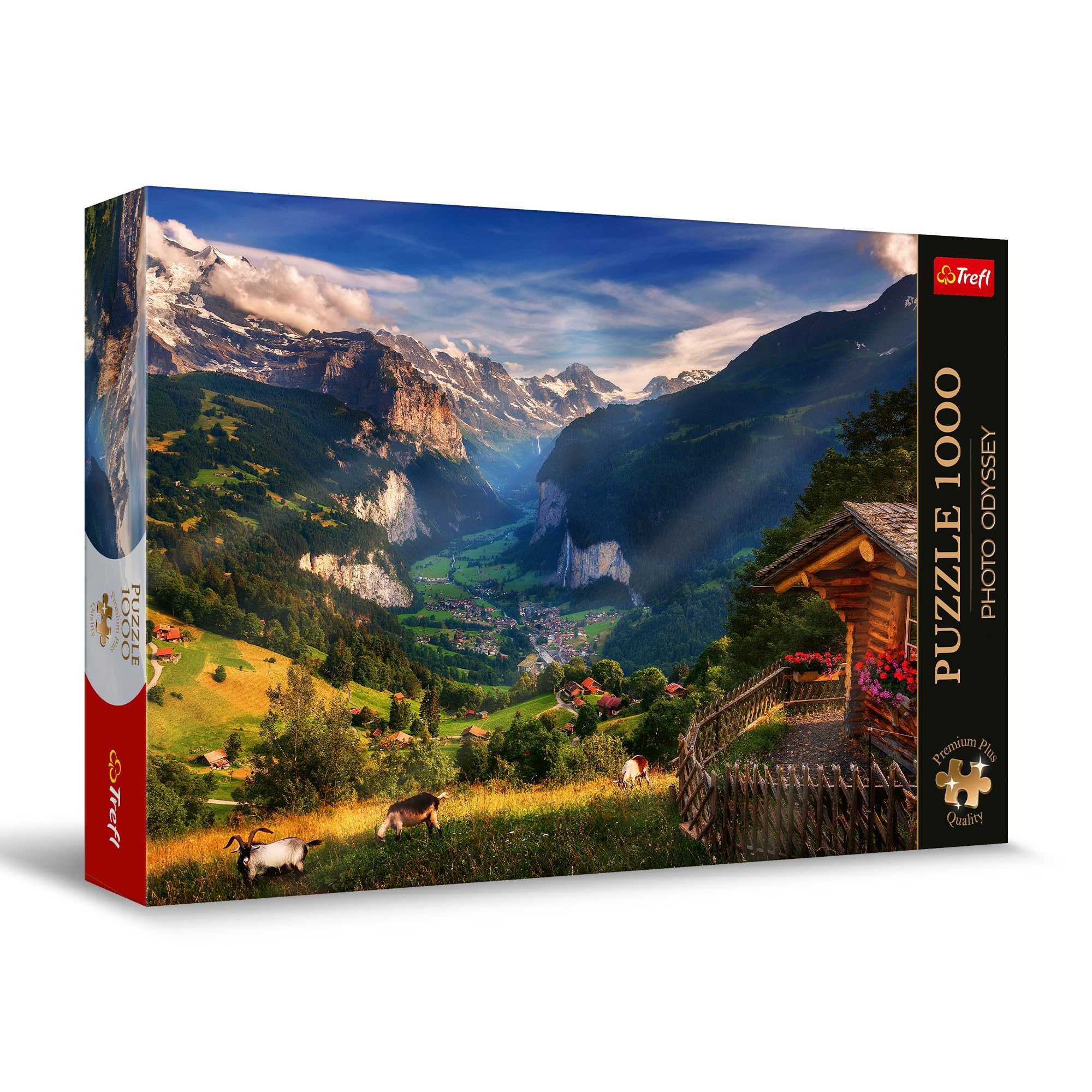 10854 Puzzles - "1000 Premium Plus" - Photo Odyssey: Alpine village, Switzerland_FSC Mix 70% 4