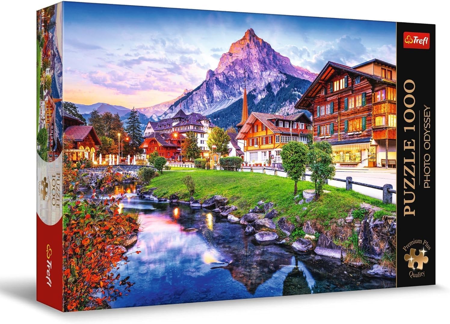 10854 Puzzles - "1000 Premium Plus" - Photo Odyssey: Alpine village, Switzerland_FSC Mix 70% 1