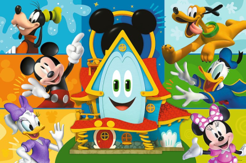 14351 Puzzles - "24 Maxi" - Mickey Mouse and friends / Disney Mickey Mouse Funhouse 3
