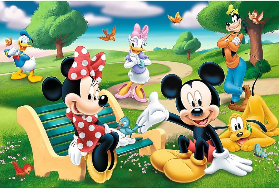 14351 Puzzles - "24 Maxi" - Mickey Mouse and friends / Disney Mickey Mouse Funhouse 4
