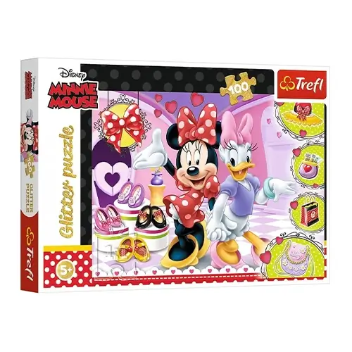 14820 Puzzles - "100 Glitter" - Minnie and trinkets / Disney Minnie 1