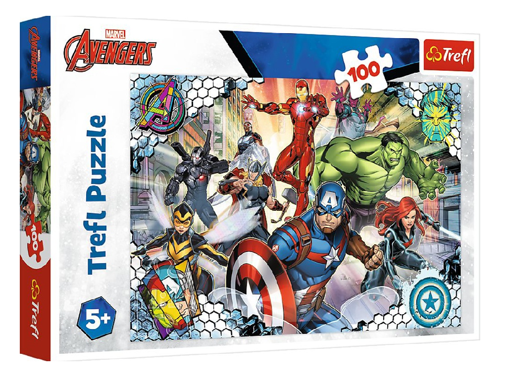 16454 Puzzles - "100" - Famous Avengers / Disney Marvel The Avengers 1