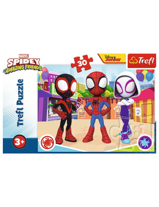 18285 Puzzles - "30" - The adventures of Spiday and friends / Spiday and his Amazing Friends 3