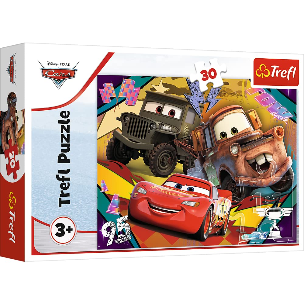 18293 Puzzles - "30" - Speeding cars / Disney Cars 3 1