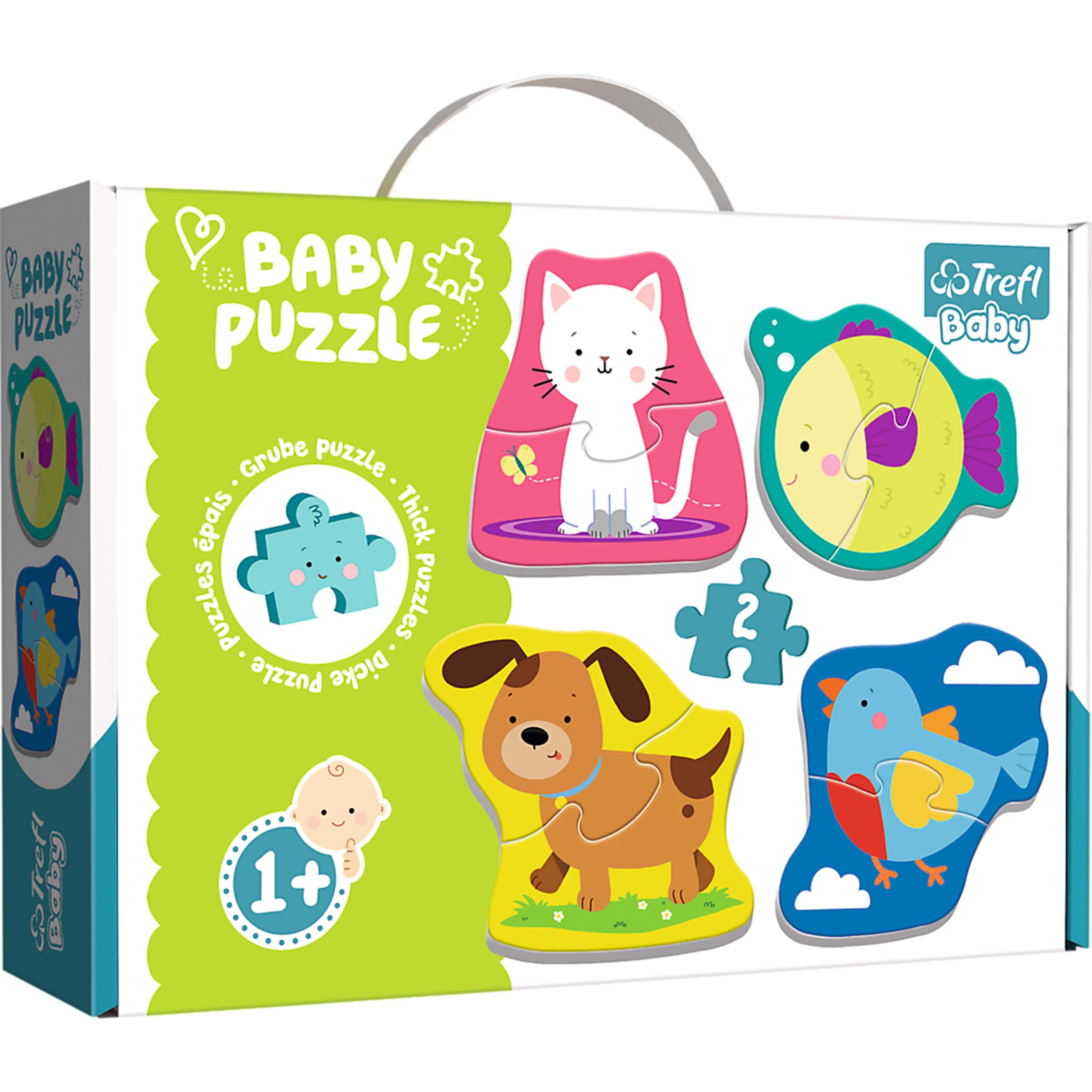 36071 Puzzles - "Baby Classic" - Vehicles and jobs / Trefl Baby 2