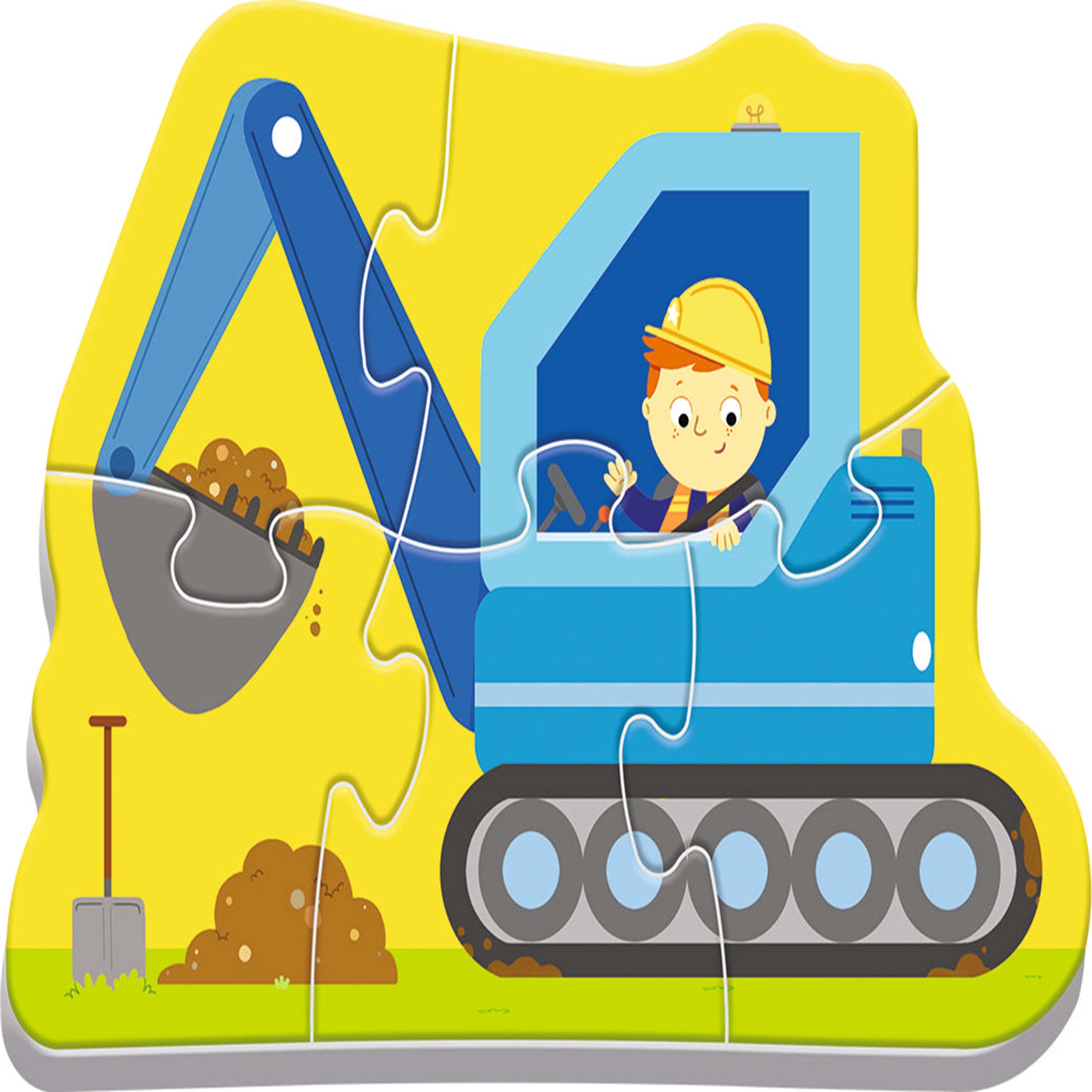 36072 Puzzles - "Baby Classic" - Vehicles on the costruction site / Trefl Baby 2
