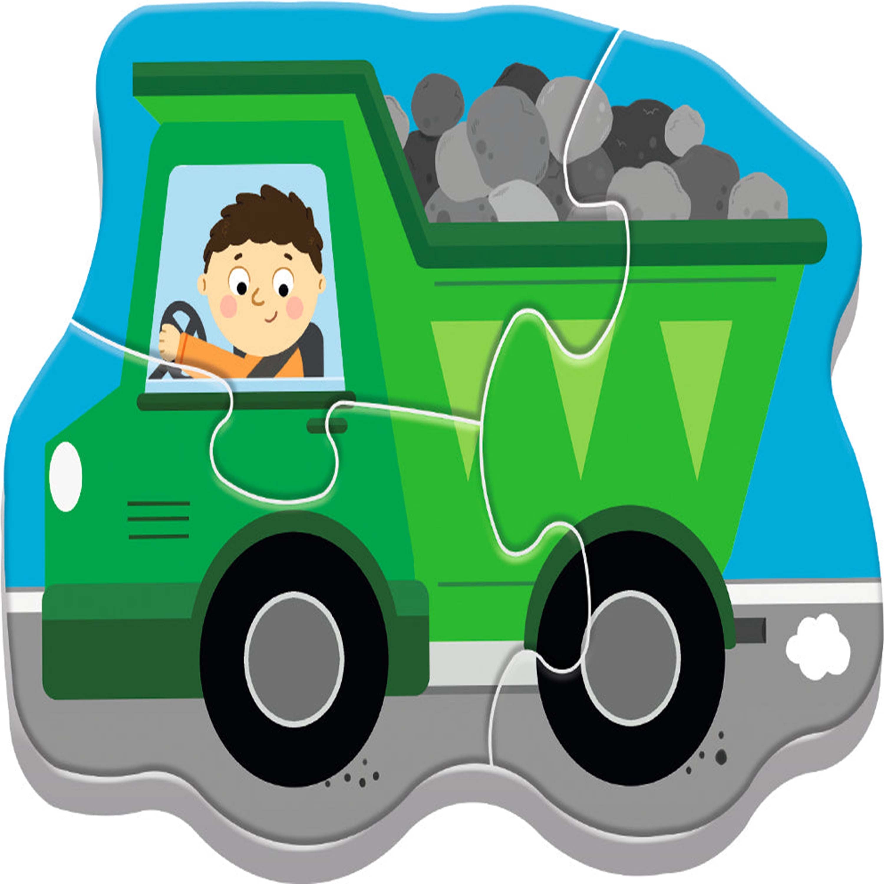 36072 Puzzles - "Baby Classic" - Vehicles on the costruction site / Trefl Baby 1