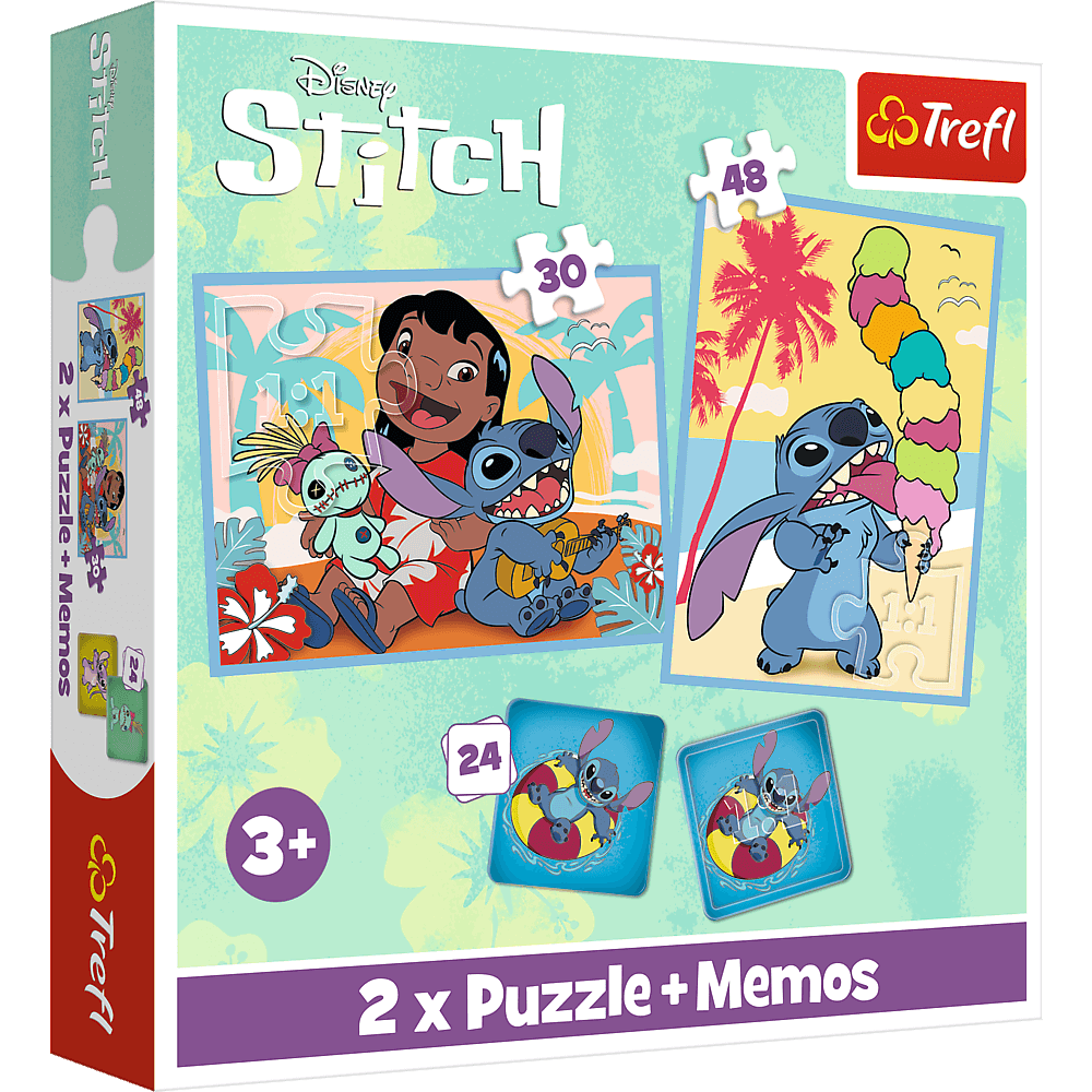 93585 Puzzles - "2in1+memos" - Happy Lilo&Stitch day / Disney Lilo&Stitch 1