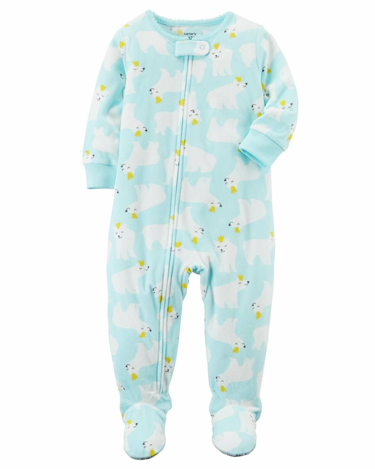1R731510 F24 I G Microfleece SNP Blue Polar Bear 6M 1