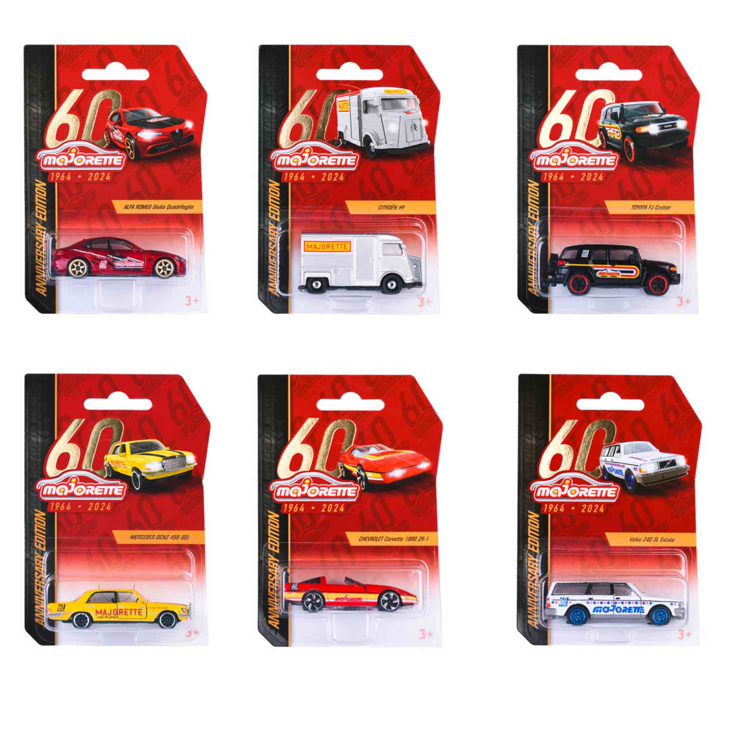 M2054100 MAJORETTE VINTAGE AUTOMOBIL 7,5CM ASST 1