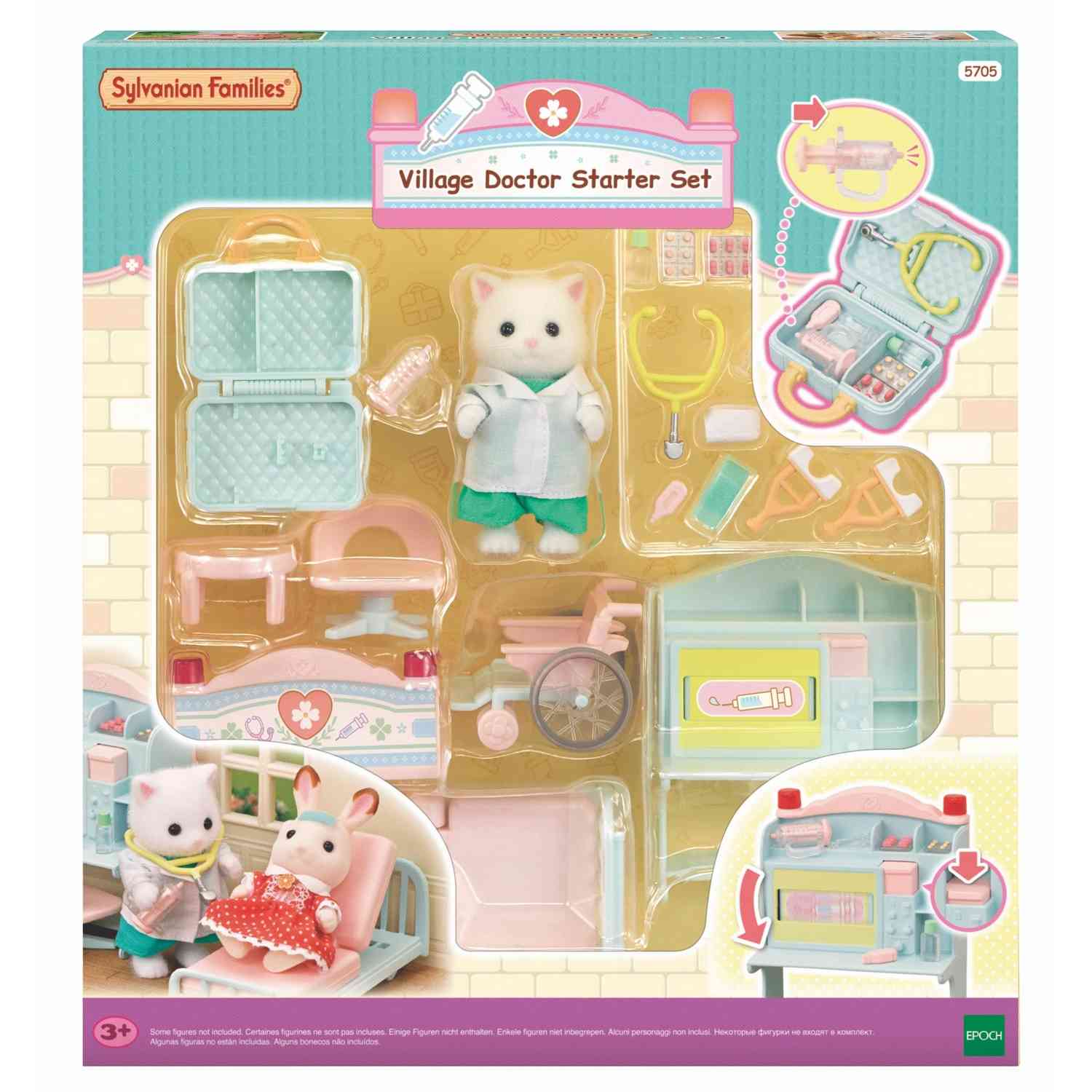 EC5705 SYLVANIAN FAMILY VILLAGE DOCTOR STARTER SET 1