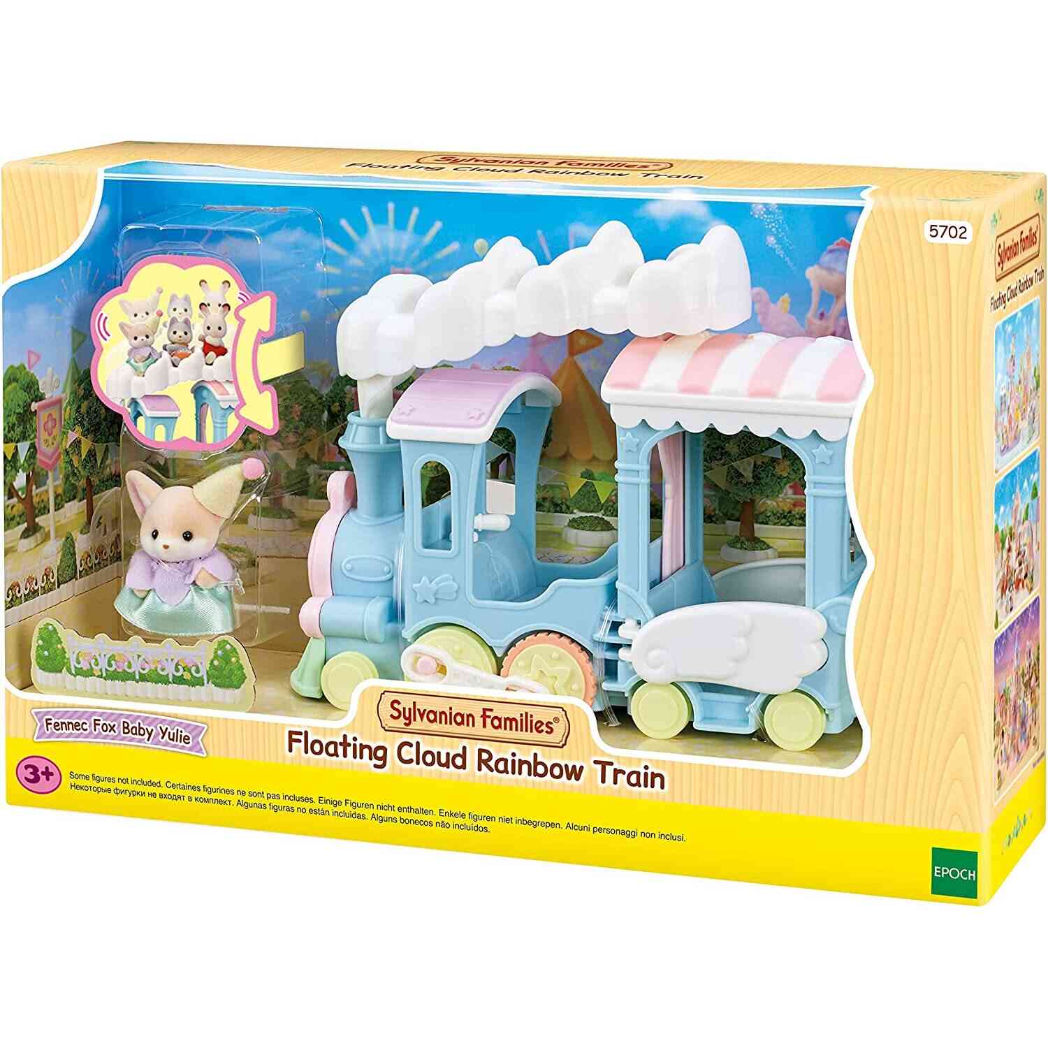 EC5702 SYLVANIAN FAMILY FLOATING CLOUD RAINBOW TRAIN 1
