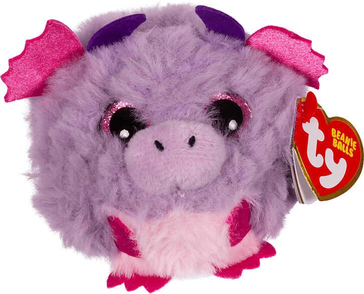 TY 42557  Beanie Balls SPARK  8.5 cm - purple dragon (6) 1