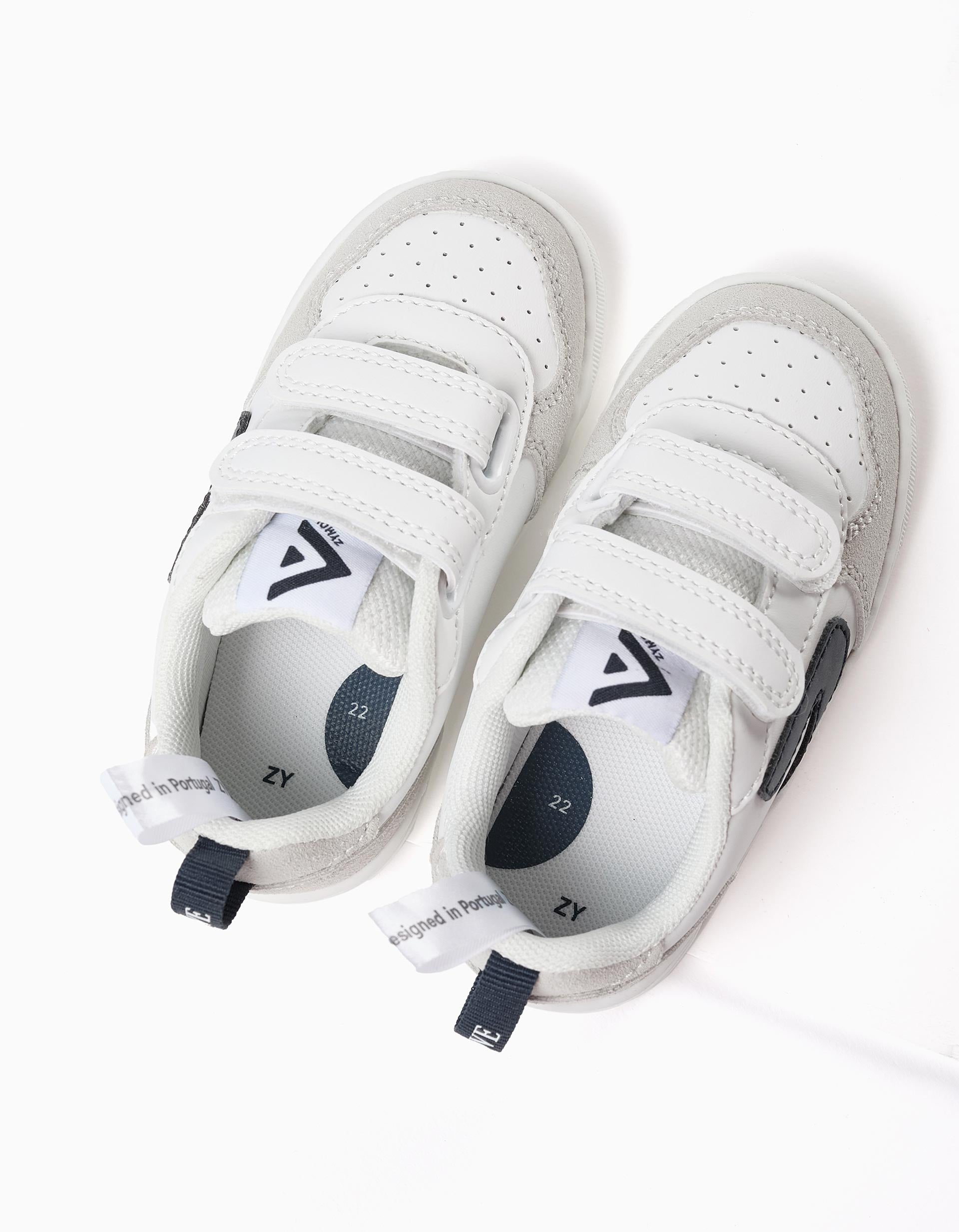 31048951041047 - SNEAKER VELCRO, WHITE, 19 4
