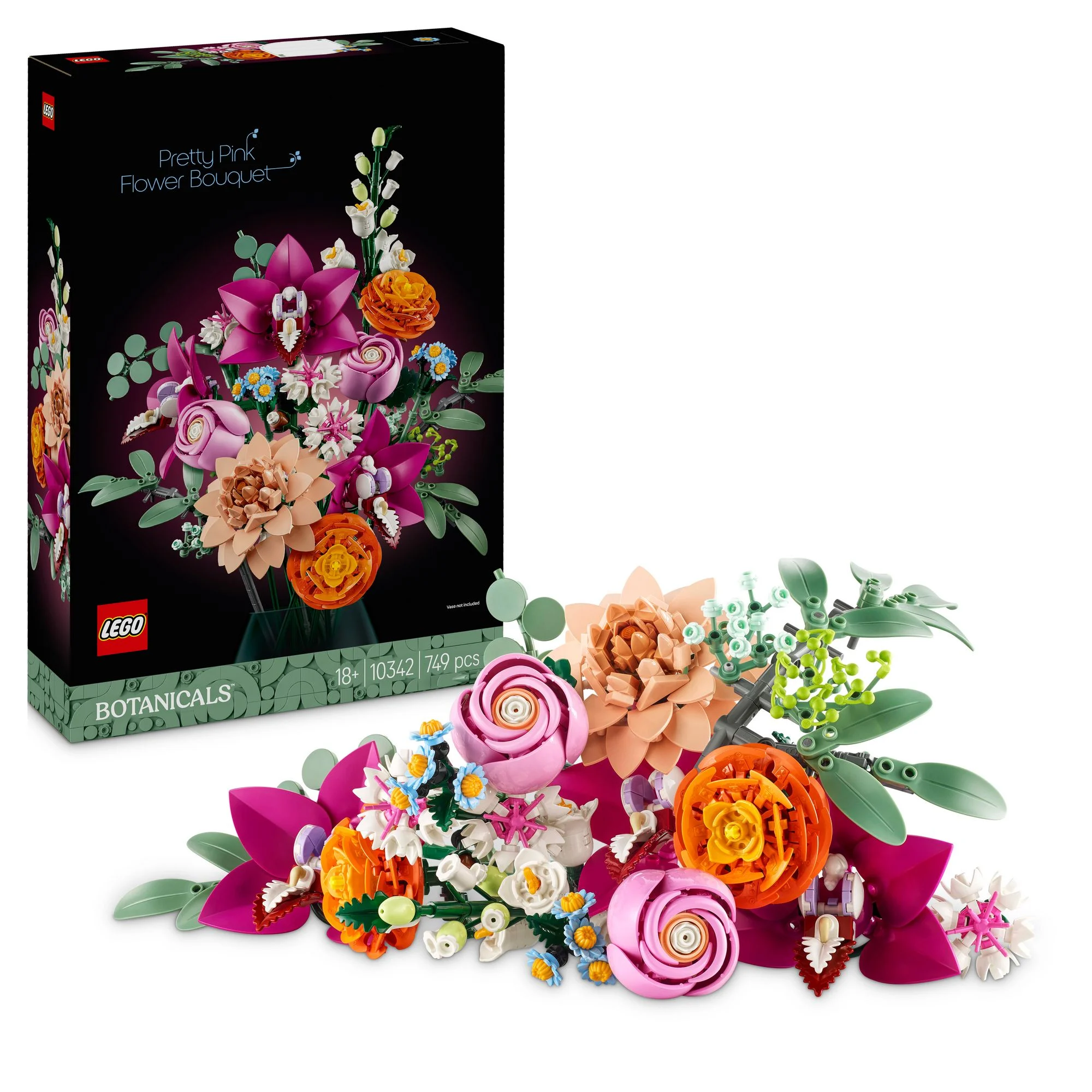 10342 Pretty Pink Flower Bouquet V29 1