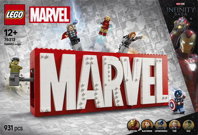 76313 MARVEL Logo & Minifigures 3