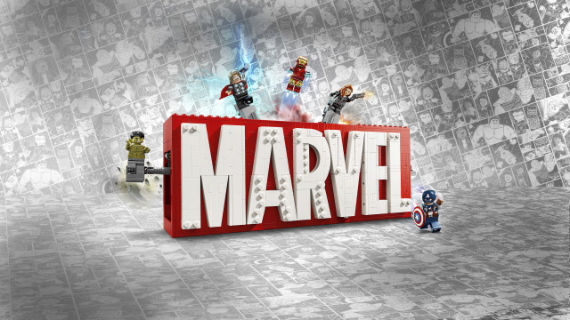 76313 MARVEL Logo & Minifigures 1