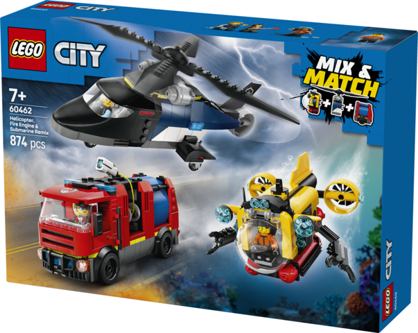 60462 Helicopter, Fire Truck & Sub.. V29 2