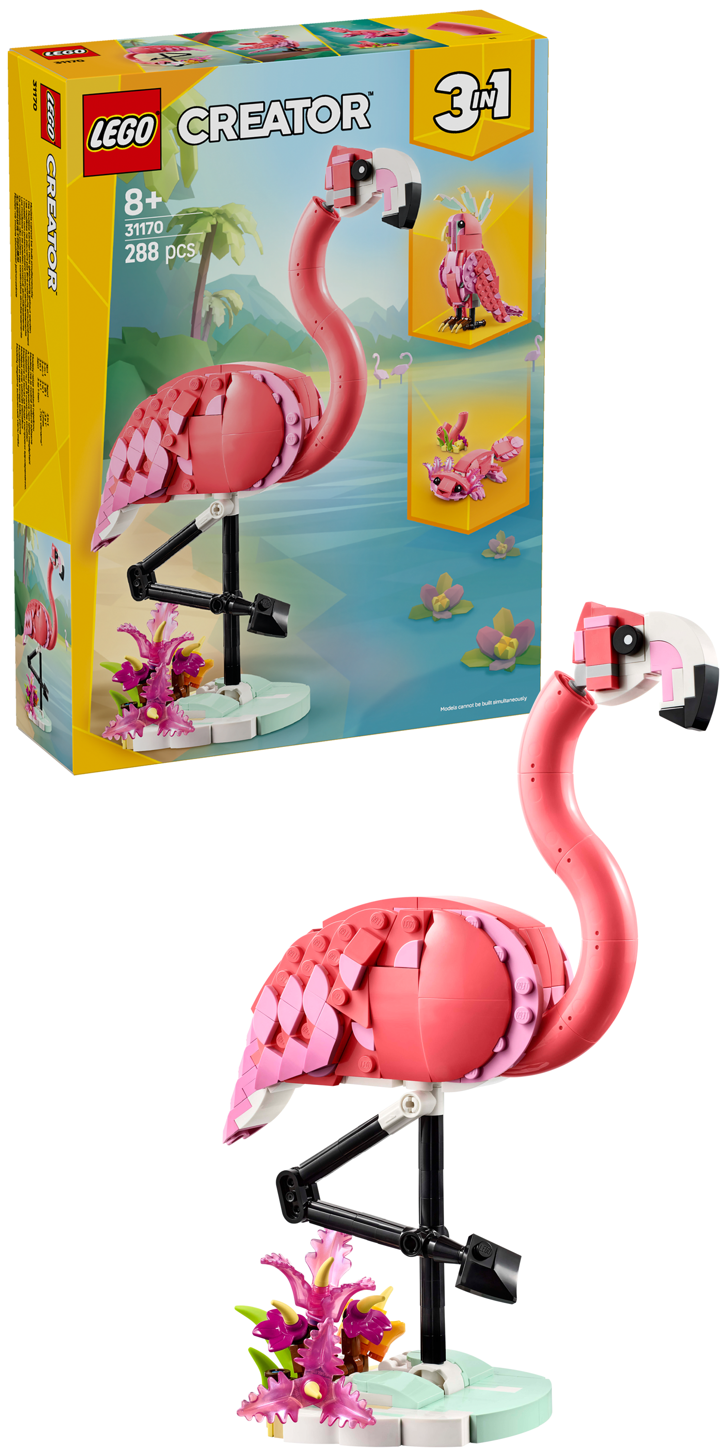 31170 Wild Animals: Pink Flamingo V29 1