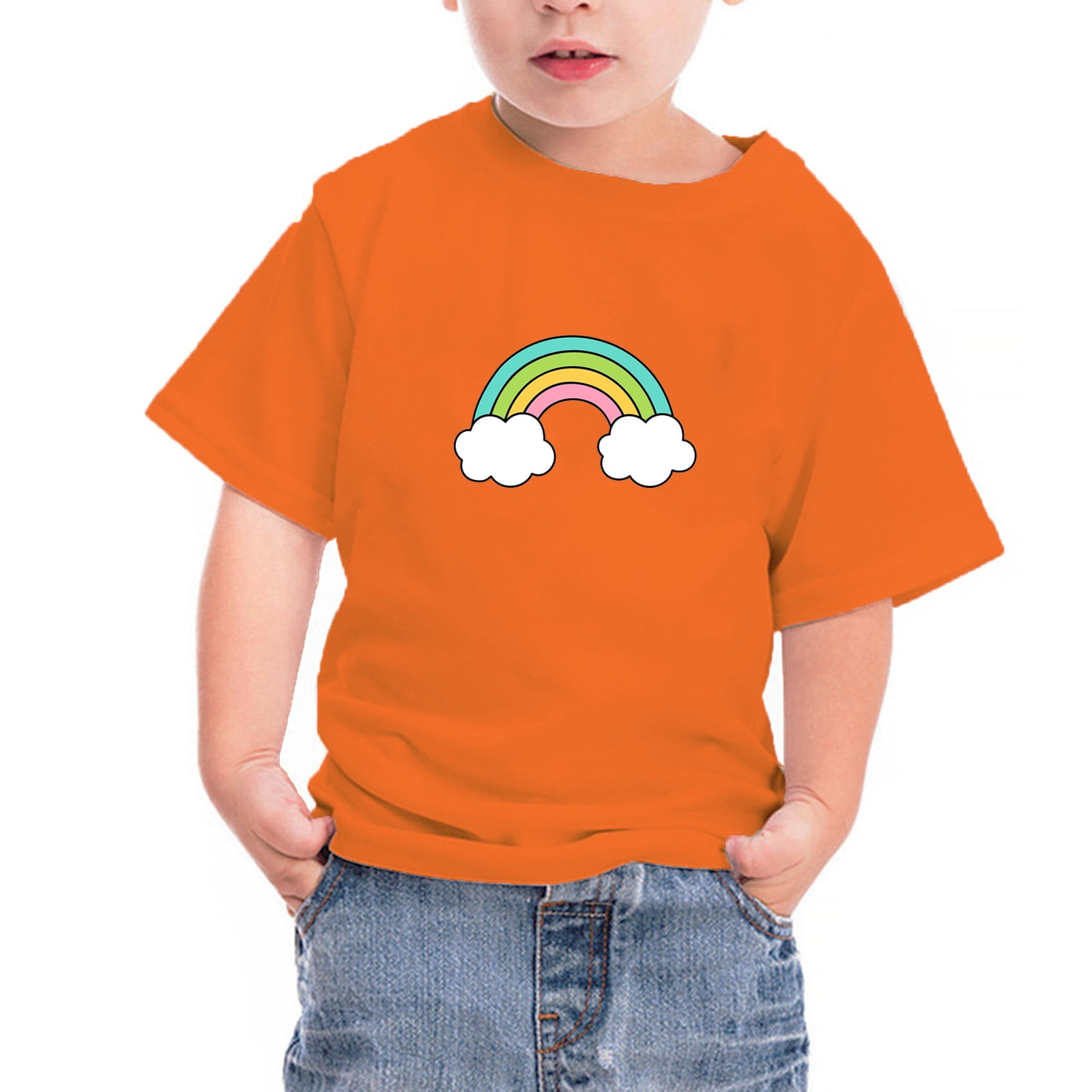 31070859037023 - SS TSHIRT JERSEY, ORANGE, 5/6 1