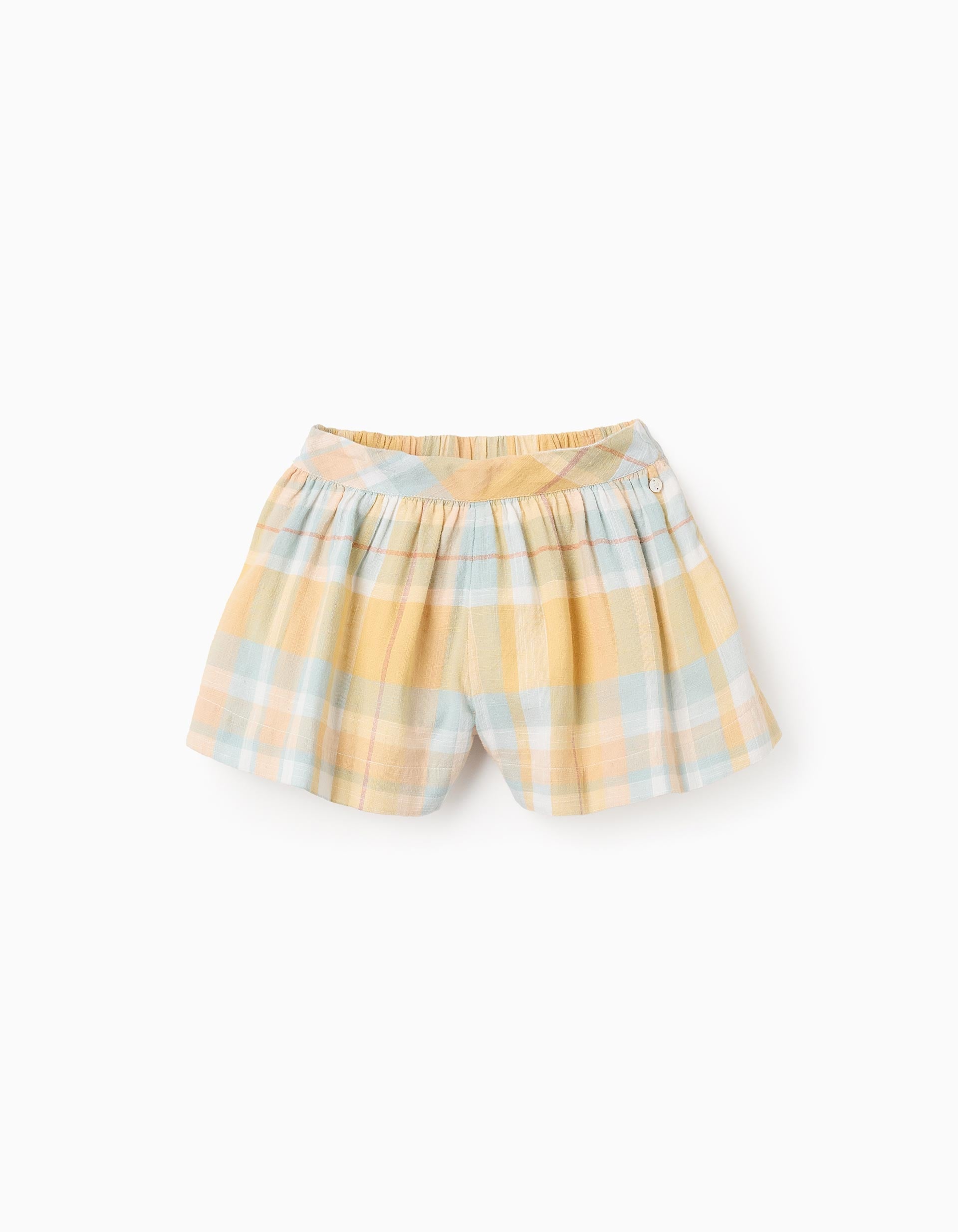 31070659033009 - SHORTS CHECKS CO, LIGHT YELLOW, 12/18M 1