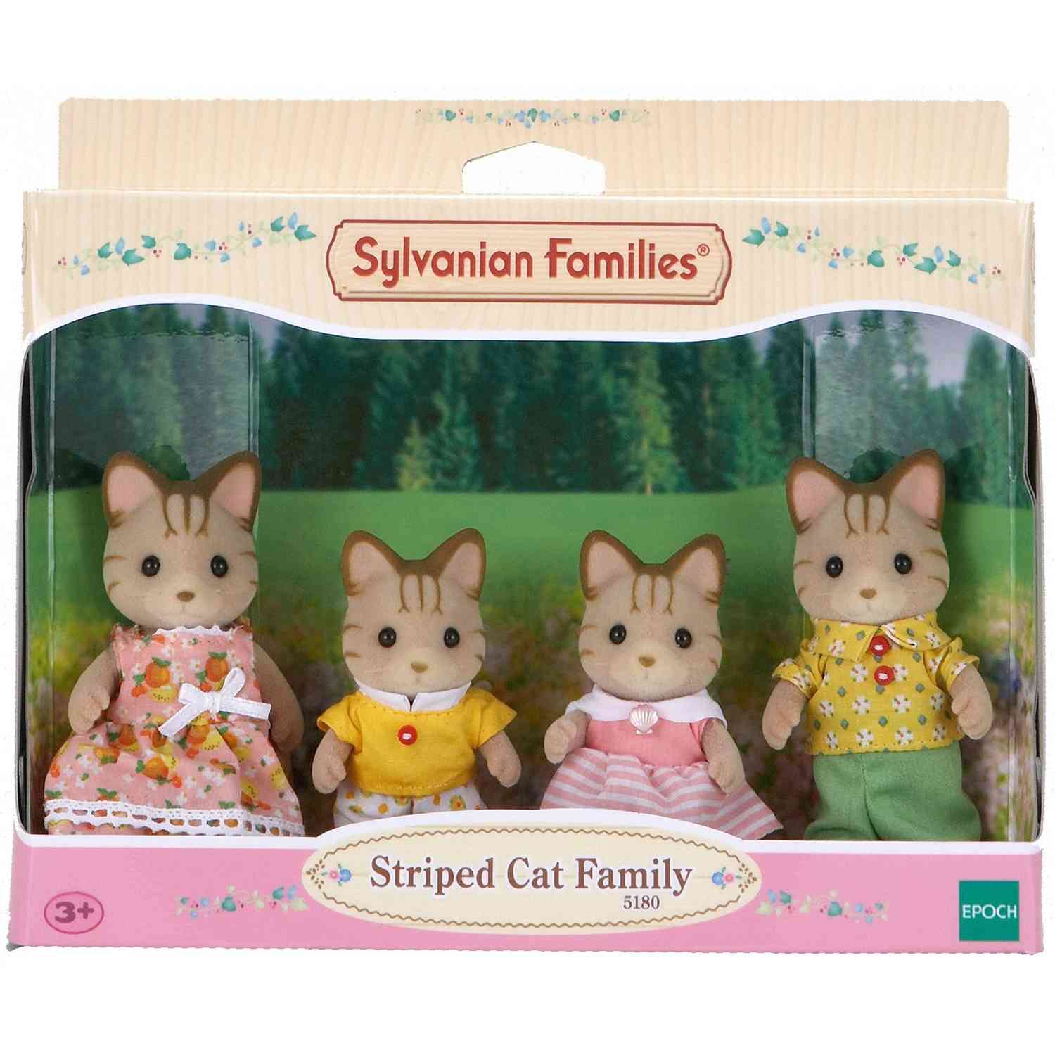 5180 SYLVANIAN STRIPED CAT FAMILY 1