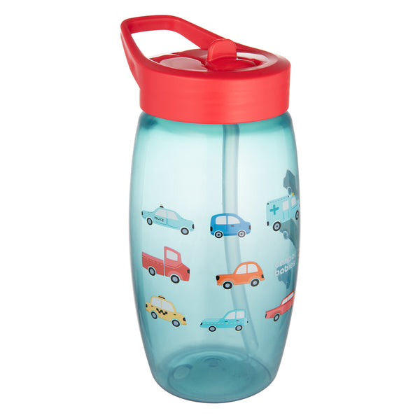 56/618_blu Canpol babies Sport Cup with Foldable Spout 400 ml CARS 1