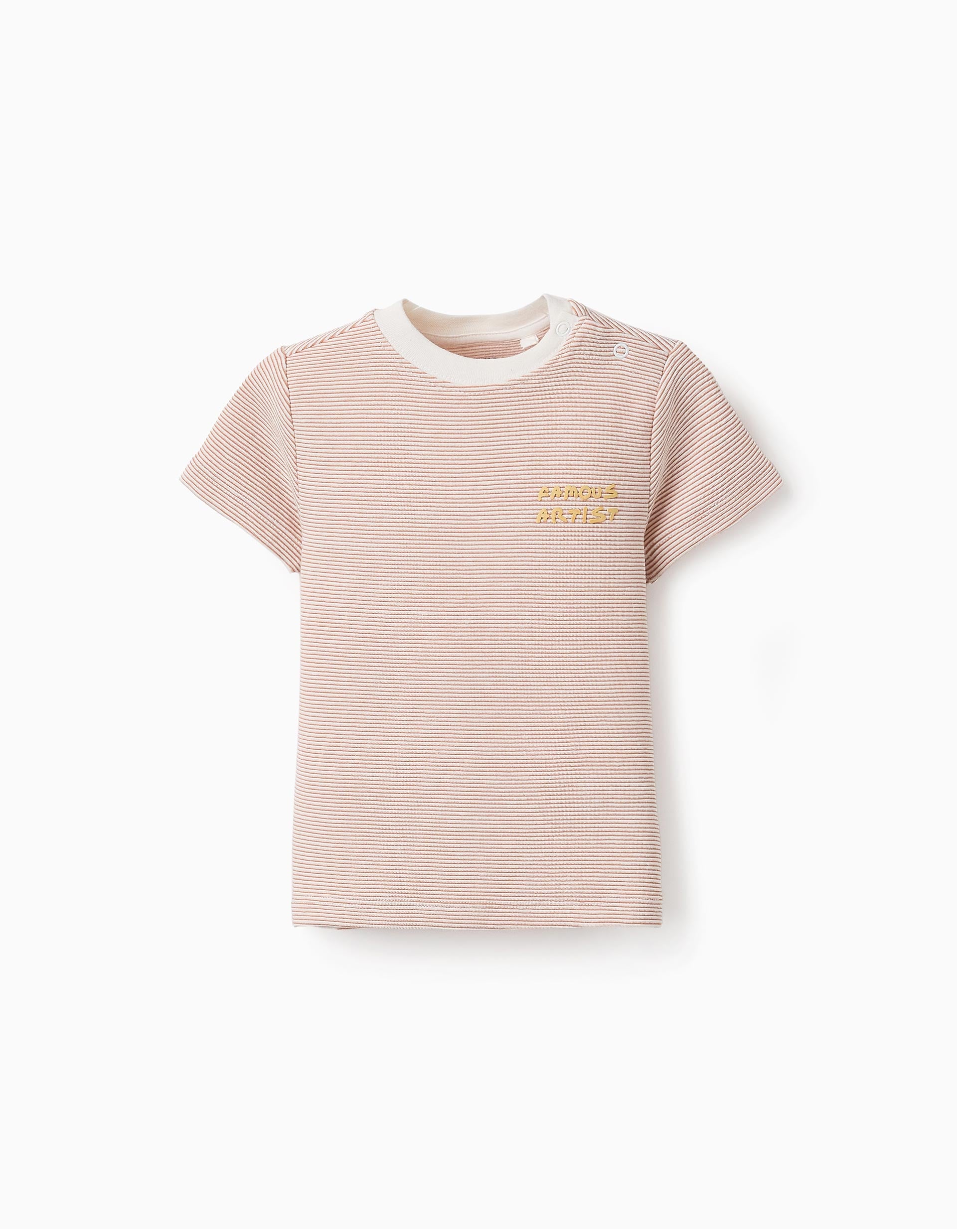 31071112004006 - SS TSHIRT JERSEY, BROWN, 6/9M 1