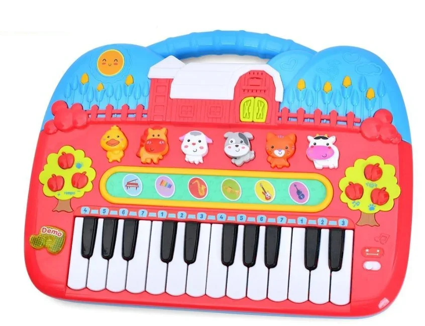 LS8877 Infunbebe Musical farm keyboard 
(EN/SP VERSION) 1