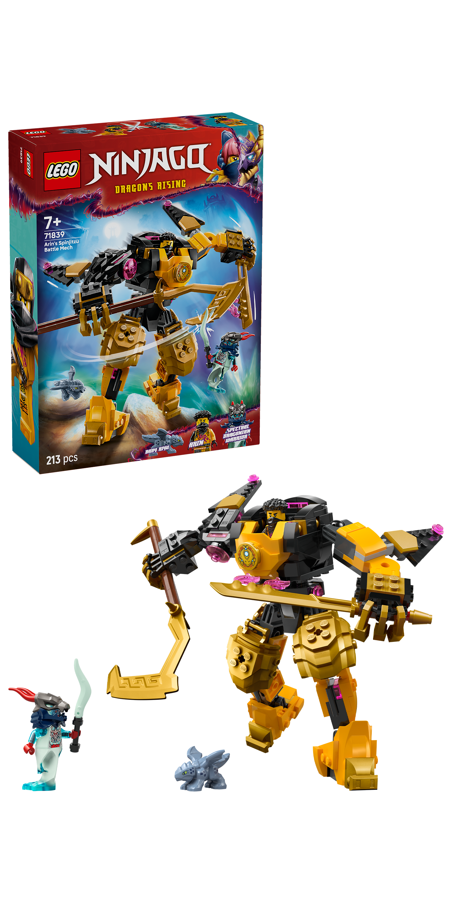 71839 Arin's Spinjitzu Battle Mech V29 1