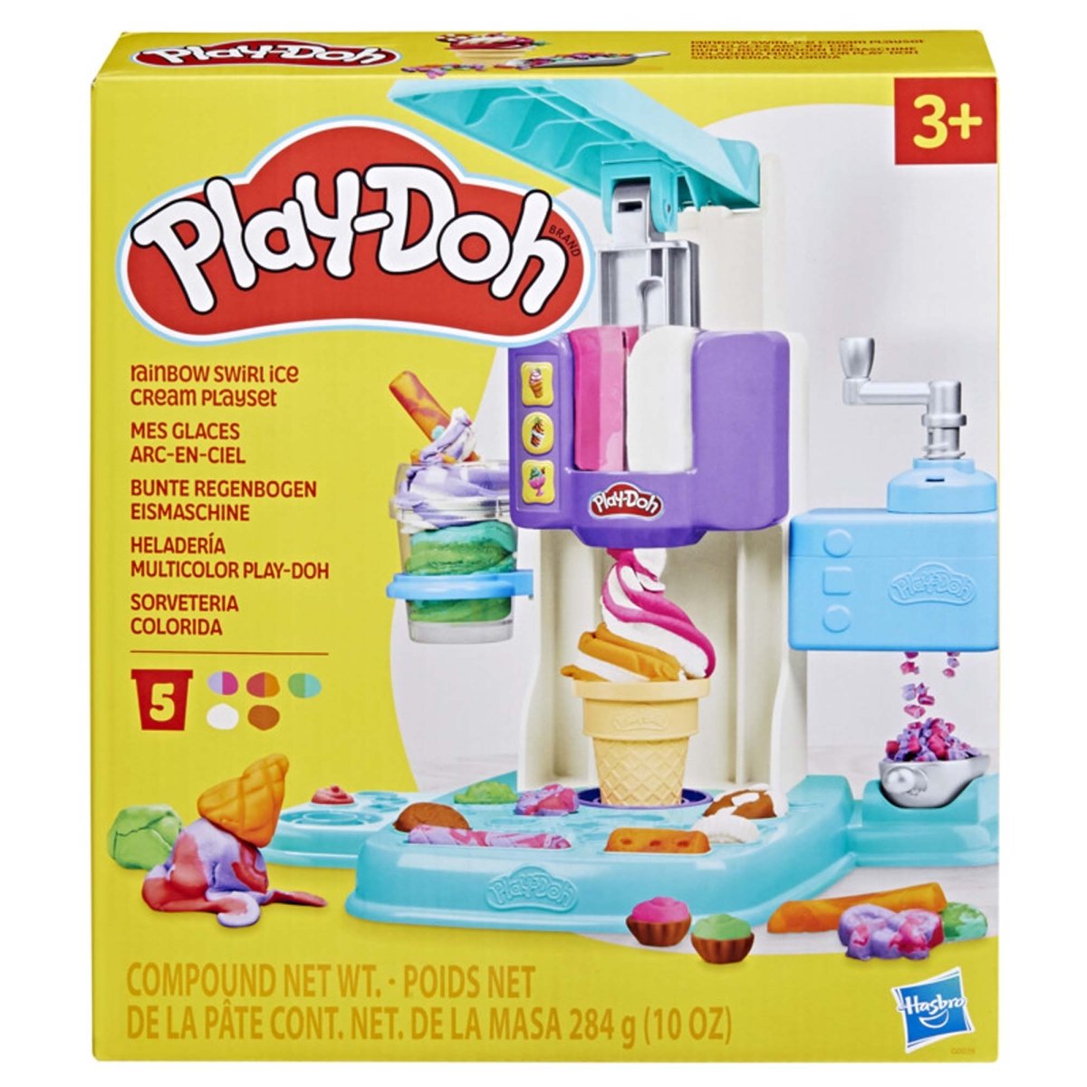 G00285L00 PD RAINBOW SWIRL ICE CREAM PLAYSET 1