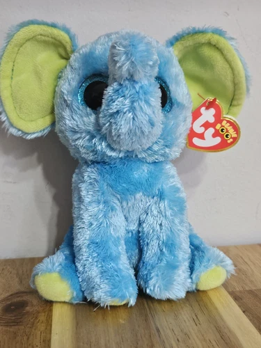 TY 37359 BOOS TRUNKLES, 15 cm - blue elephant (3) 3