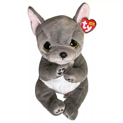 TY 40596 Beanie Bellies WILFRED, 15 cm - grey dog (3) 1