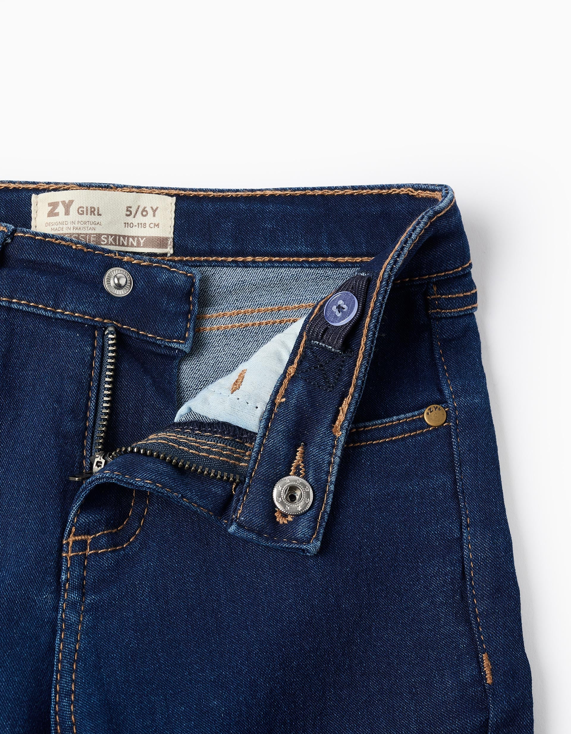 31075973006040 - DENIM PANTS SKINNY, DARK BLUE, 13/14 3