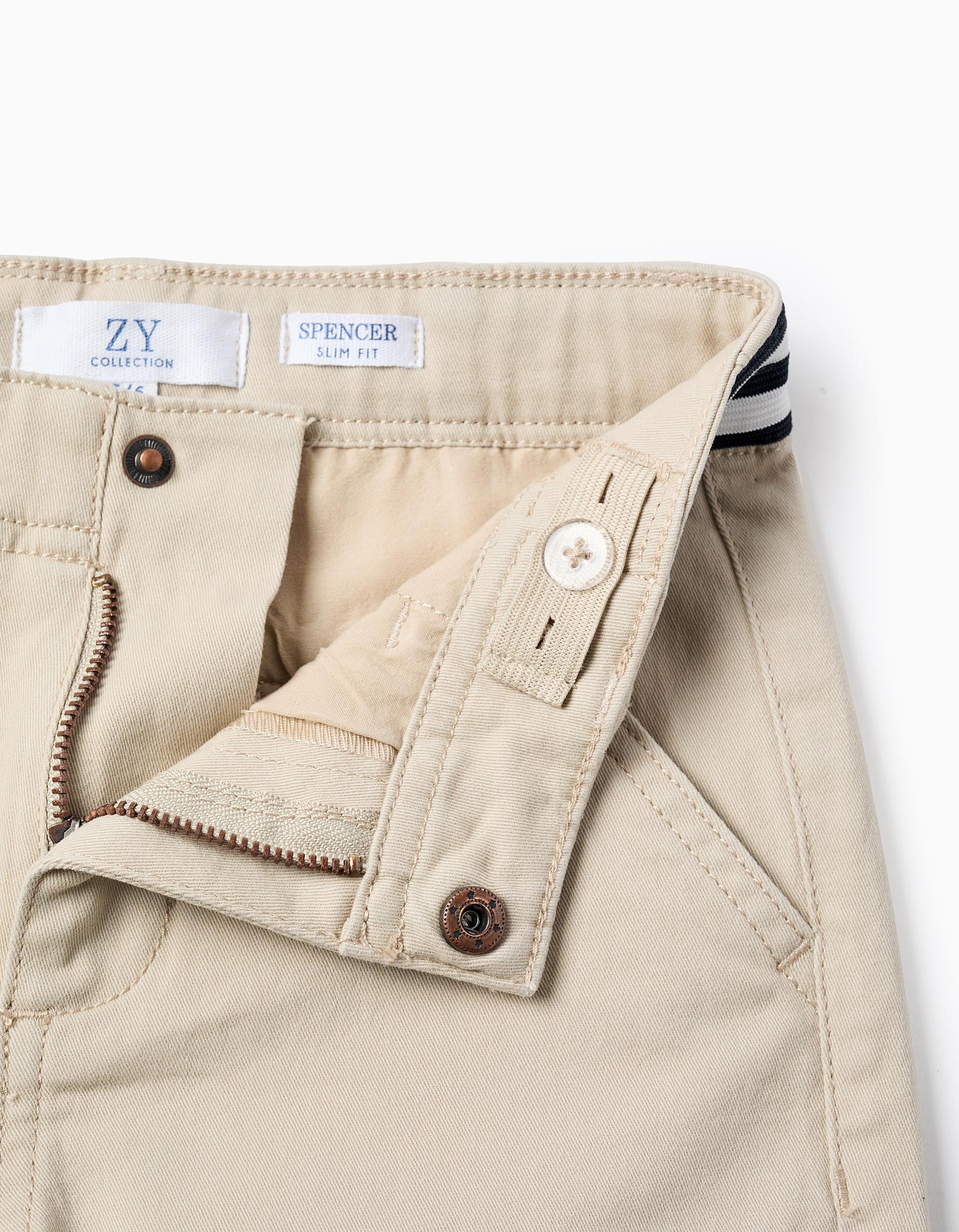31076355021031 - PANTS CHINO TWILL, LIGHT BEIGE, 8/9 3