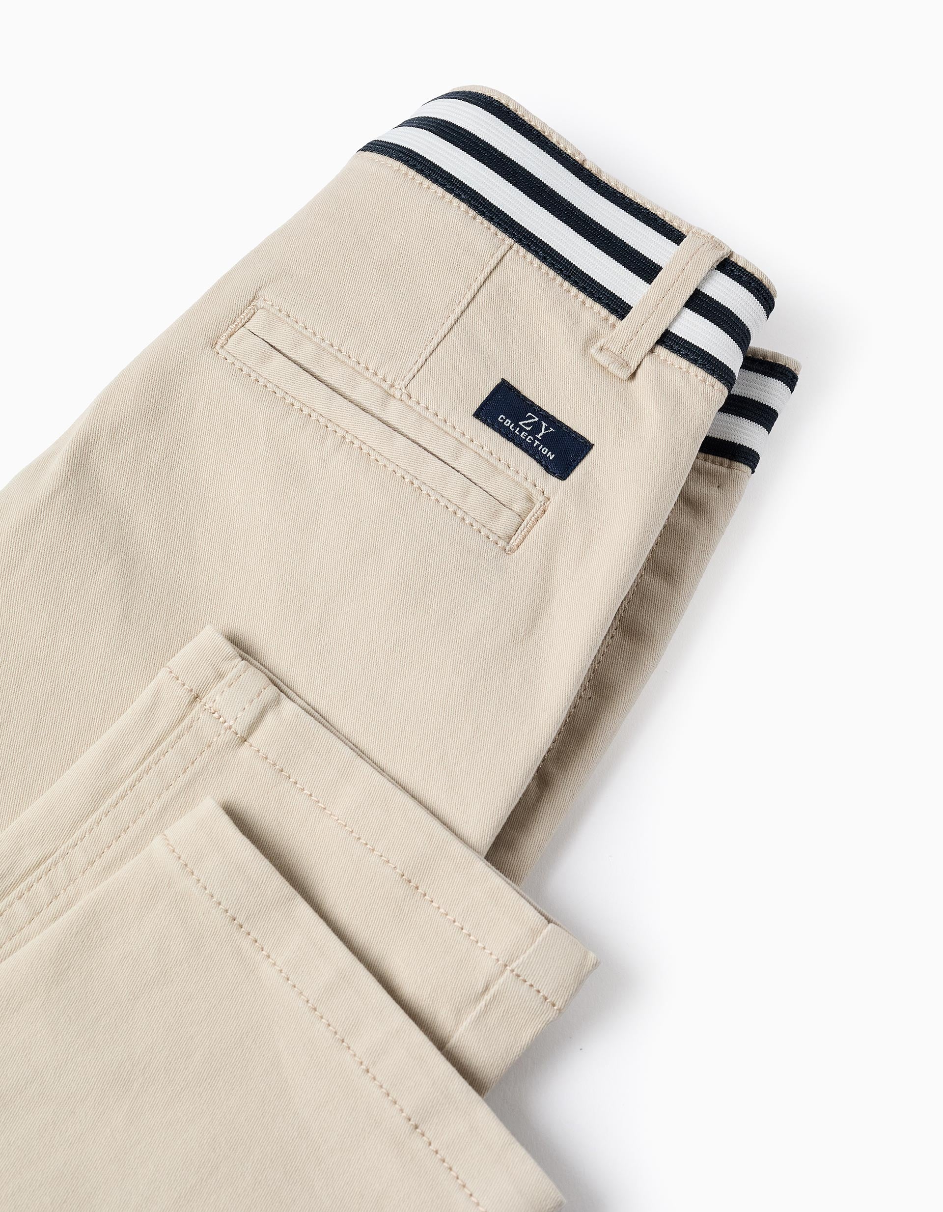 31076355021031 - PANTS CHINO TWILL, LIGHT BEIGE, 8/9 4