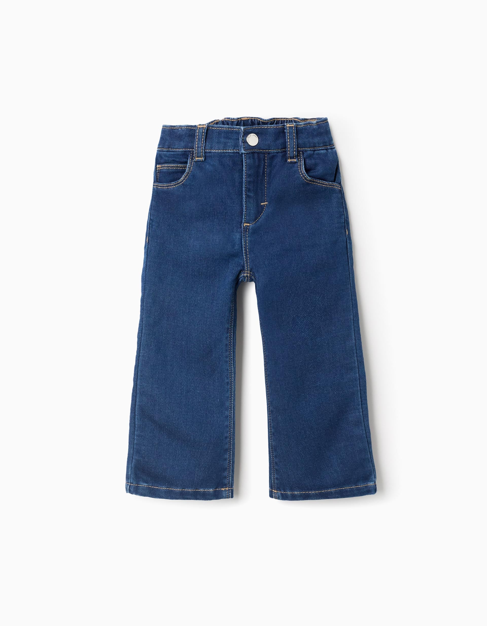 31072973003011 - PANTS KNIT DENIM, BLUE, 18/24M 1