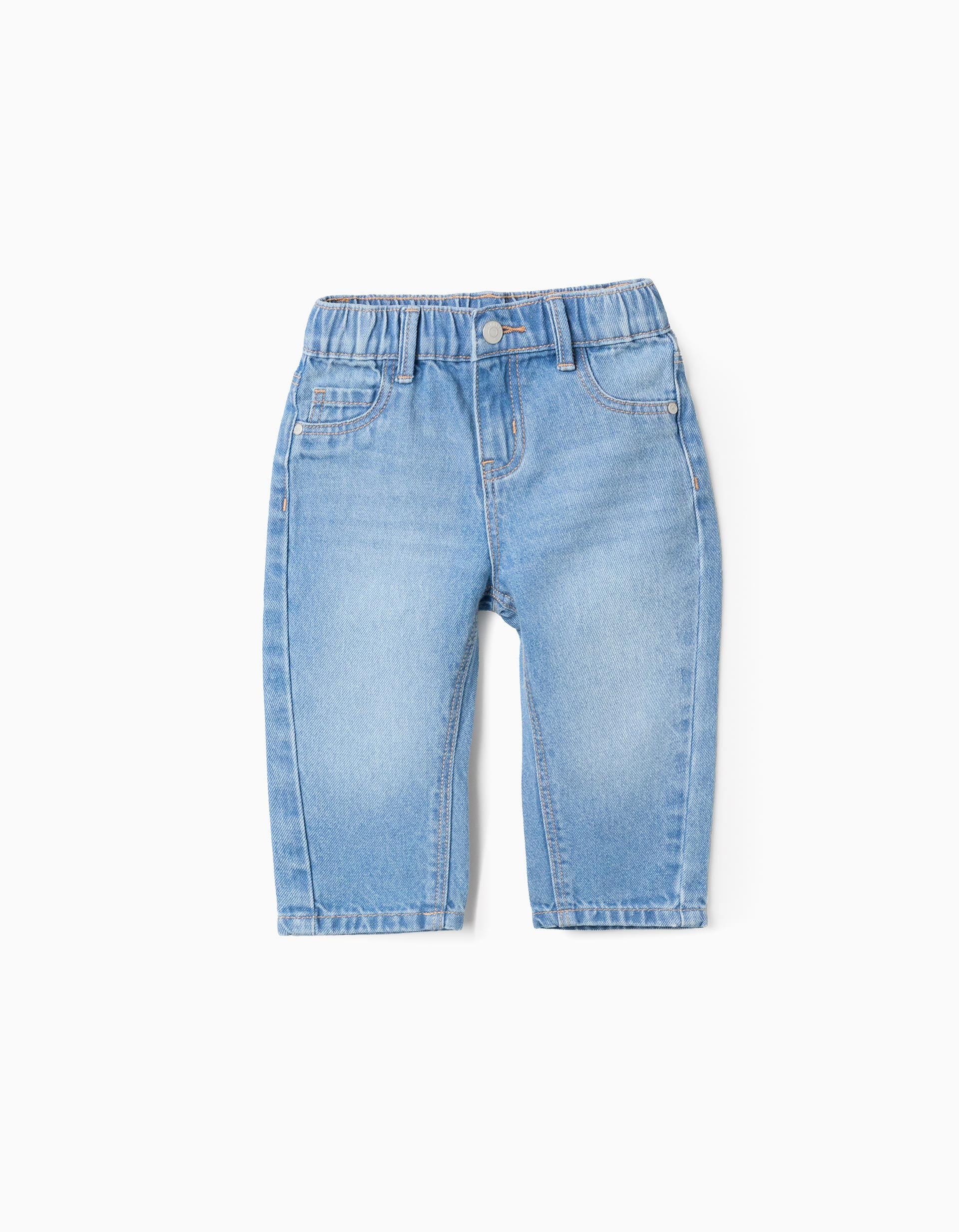 31074232022006 - PANTS DENIM, LIGHT BLUE, 6/9M 1