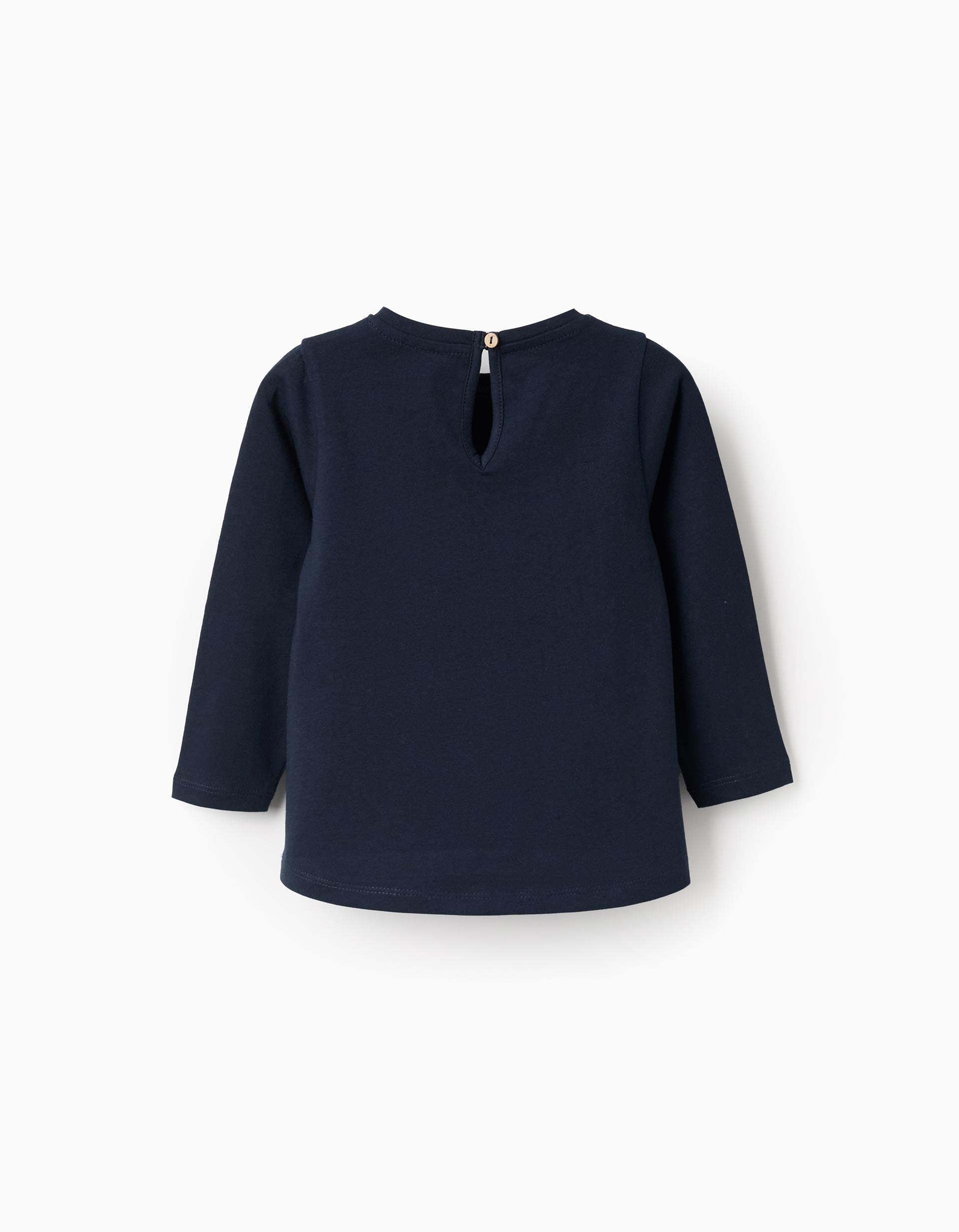 31074242006011 - LS TSHIRT JERSEY, DARK BLUE, 18/24M 2