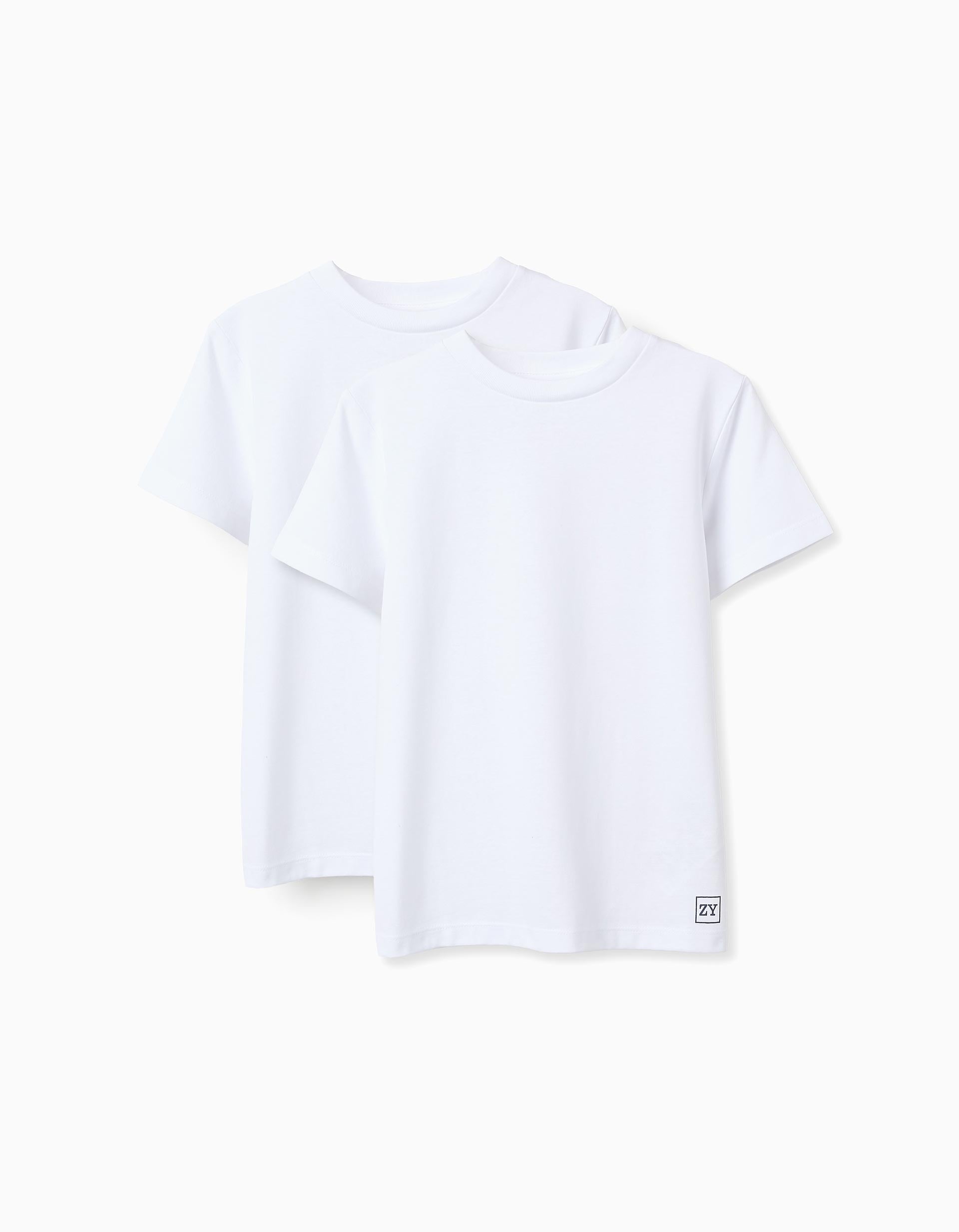 31069901041037 - PACK 2 TSHIRT SS JERSEY, WHITE, 11/12 1