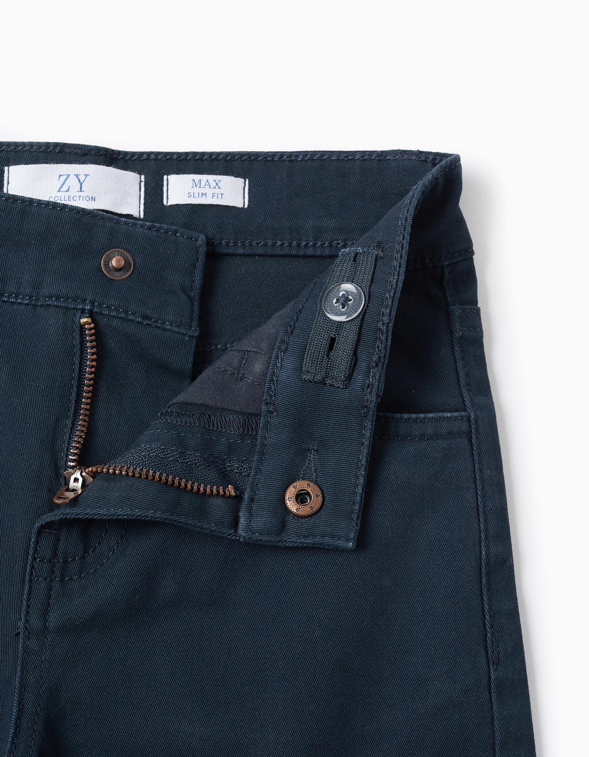 31071174006040 - PANTS TWILL, DARK BLUE, 13/14 3