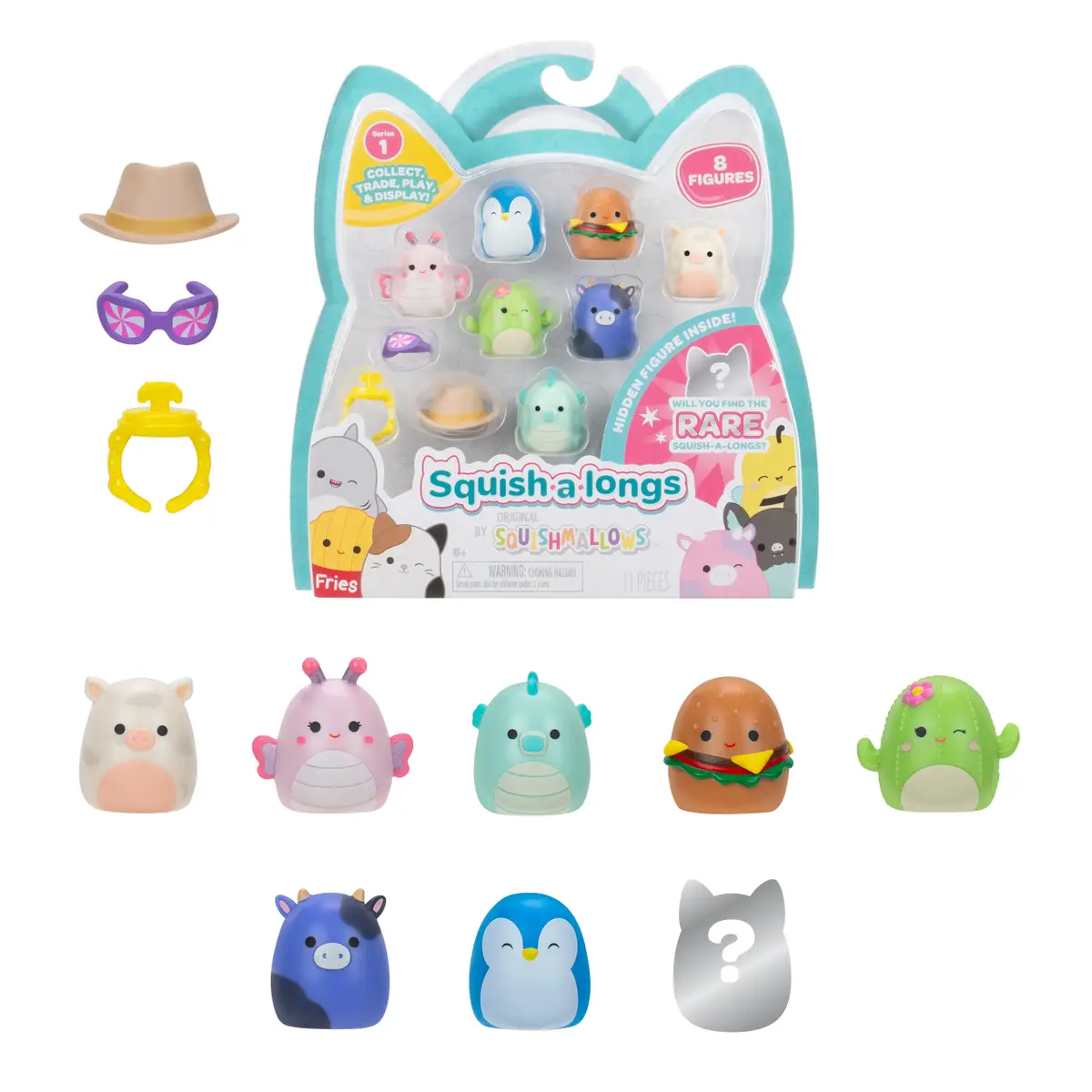 TWSA21/1 SQAL0021 SQUISH-A-LONGS 8 PACK FIGURES 3