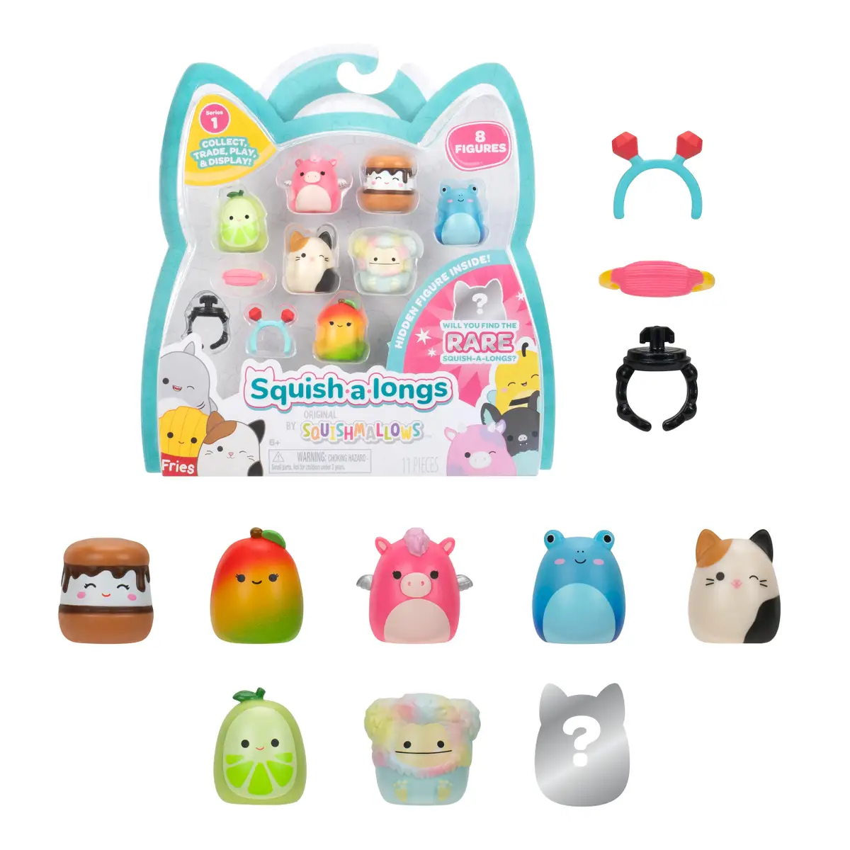 TWSA21/1 SQAL0021 SQUISH-A-LONGS 8 PACK FIGURES 4
