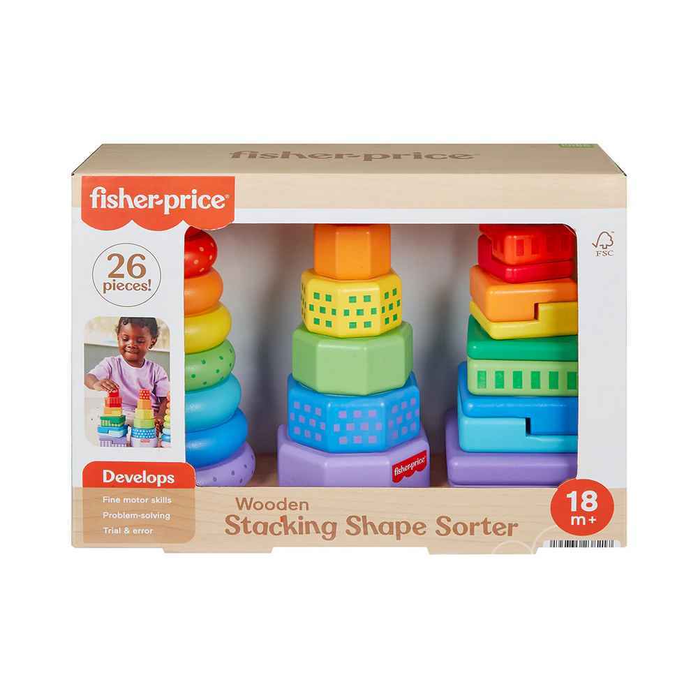 HXT76 FISHER PRICE STAKING SHAPE SORTER 1