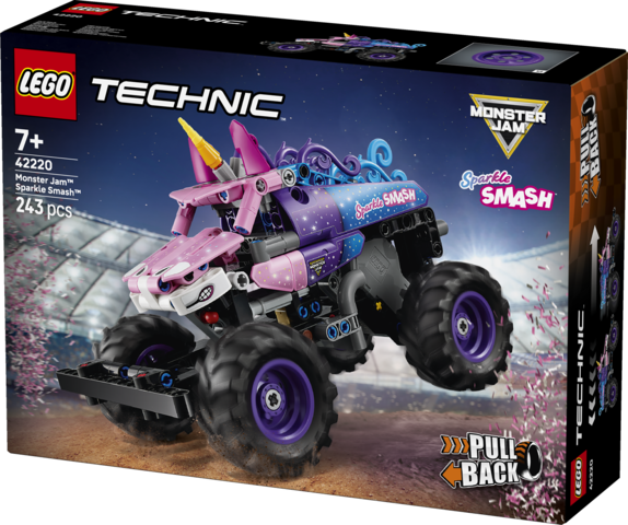 42220 Monster Jam# Sparkle Smash# Pull-Back 3