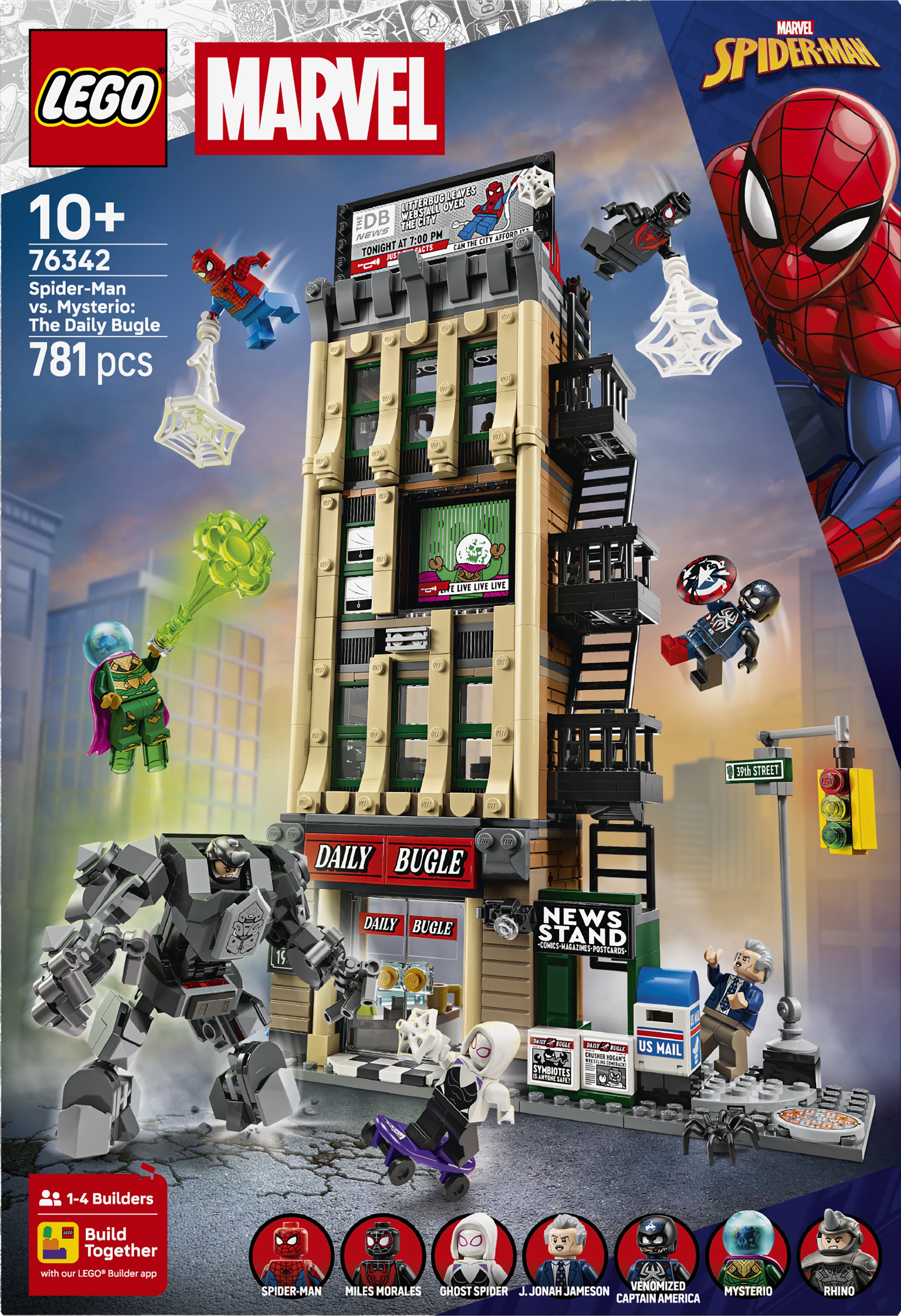 76342 Spider-Man vs. Mysterio: The Daily Bugle 4