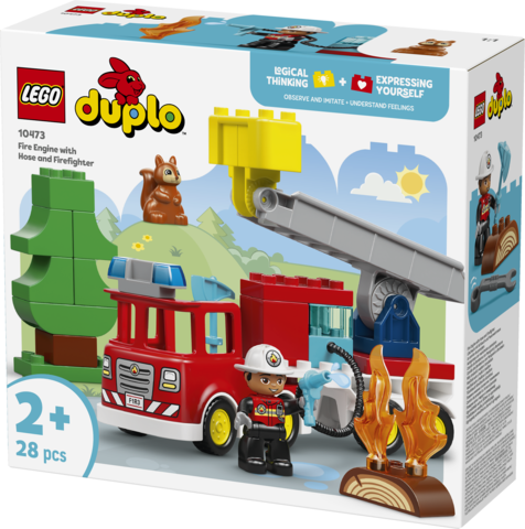 10473 Fire Truck with Hose and Fir.. V29 4