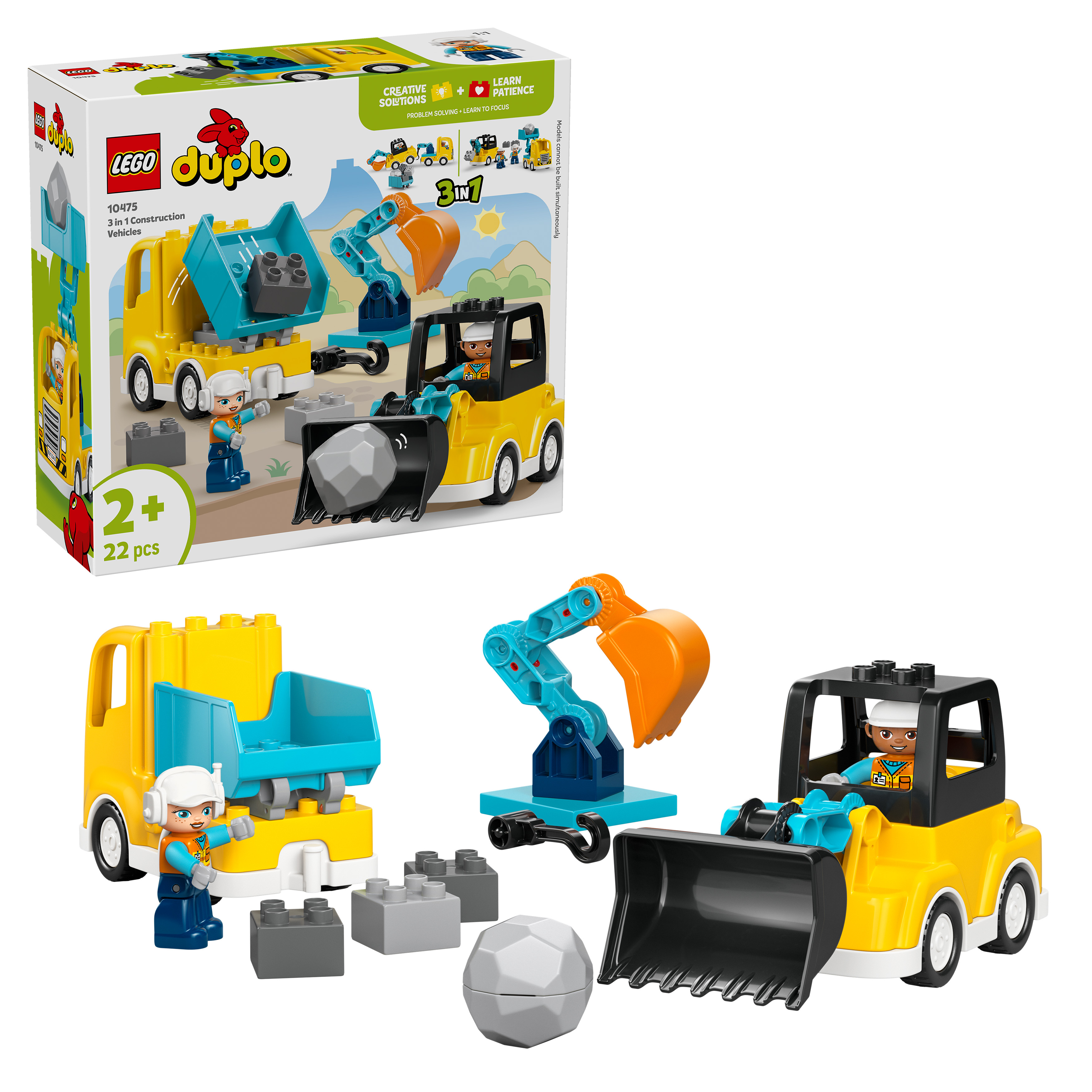 10475 3 in 1 Construction Vehicles V29 1
