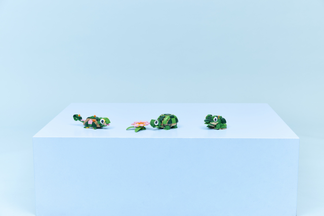 31377 Turtle with a Water Lily Flo.. V29 2